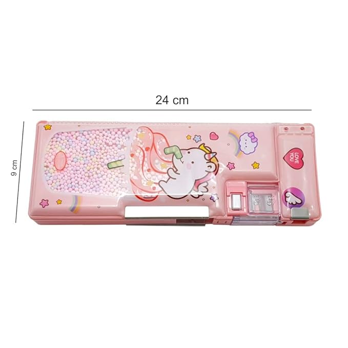 Crackles Magnetic Pencil Case with Sharpener