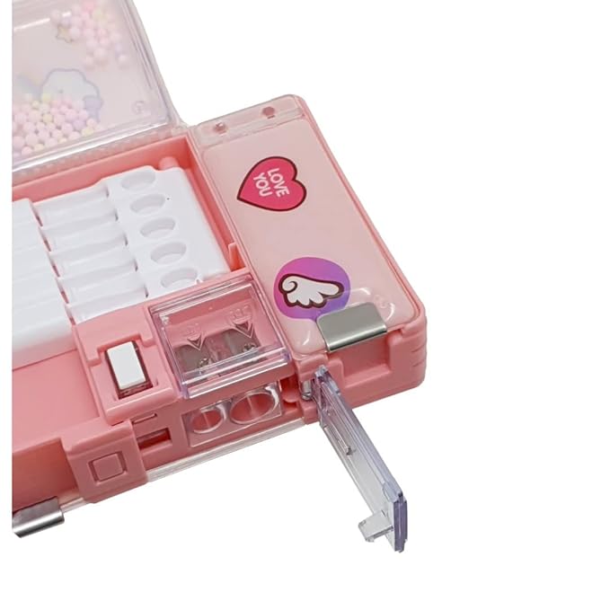 Crackles Magnetic Pencil Case with Sharpener