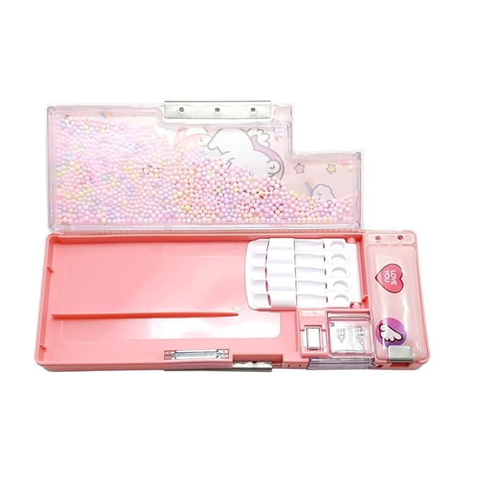 Crackles Magnetic Pencil Case with Sharpener