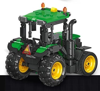 Farm Harvester Tractor Building Blocks for Kids