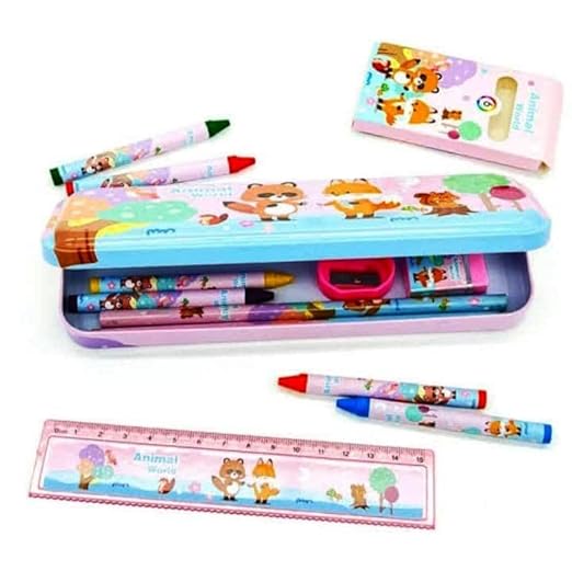 Cartoon Printed Stationary Gift Set for Boys and Girls