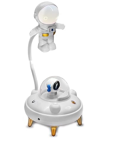 Astronaut Table Lamp,Study Lamp,Desk Lamp,Night Lamp for Office,Home,Study Room (White)