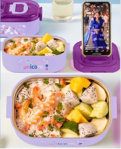Unicorn Theme Lunch Box