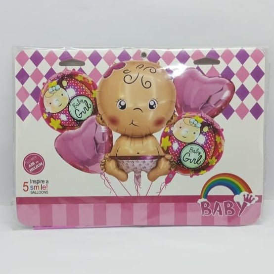 Baby Girl 5 Inspire A Smile Balloons