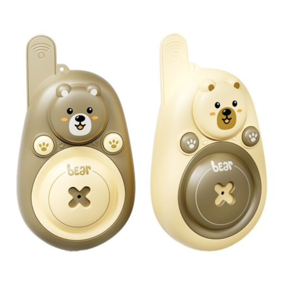Kids Walkie Talkies Bear Theme 2pcs