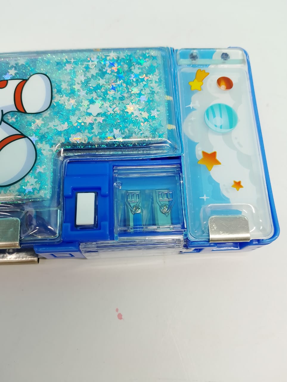 Space Print Geometry Box Blue