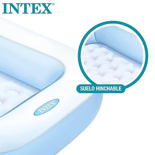 Intex Inflatable Rectangular Pool, Multi Color