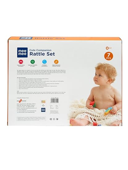 Mee Mee BPA Free Baby Rattles Set