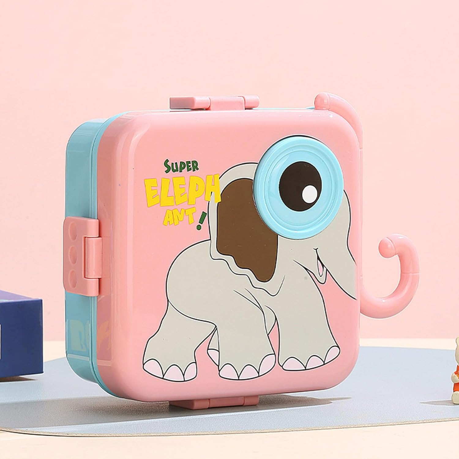Elephant Cartoon Animal Character  Kids Lunch Box