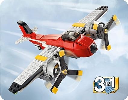 3 in 1 Architect Series Plane Fighter Jet Building Block Toy Set