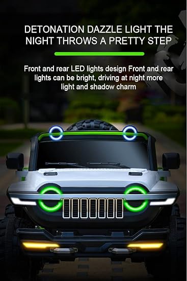 WN-1166  Kids Ride on 4X4 Heavy Duty Jumbo Jeep WN-1166 (Grey)