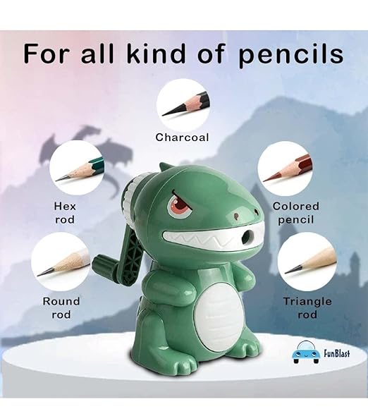 Sharpener for Kids  Dinosaur Pencil Sharpener