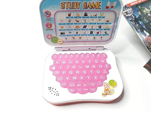 PSB Mini Laptop for Kids, with Sounds. Learn English Study Game, Laptop Toy