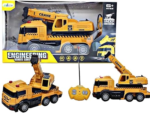 Electric Truck Toy with Forward/Backward Function Light and Sound Toy for Kids, Construction Toy for Kids (Exavator)