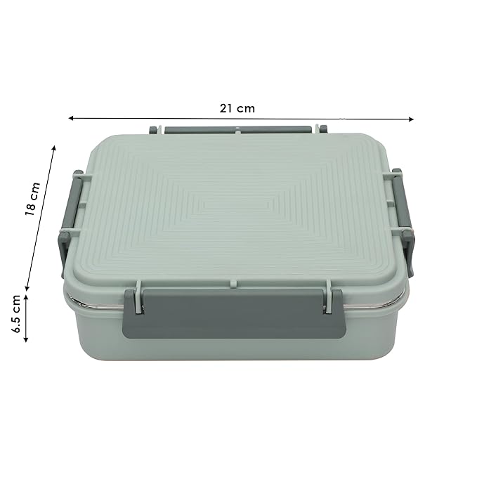 Square Steel Insulated Lunch Box