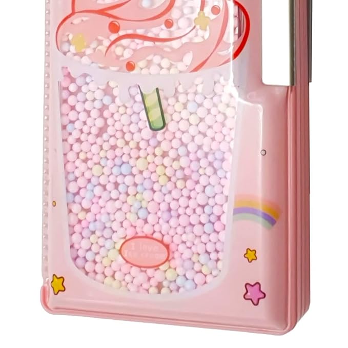 Crackles Magnetic Pencil Case with Sharpener