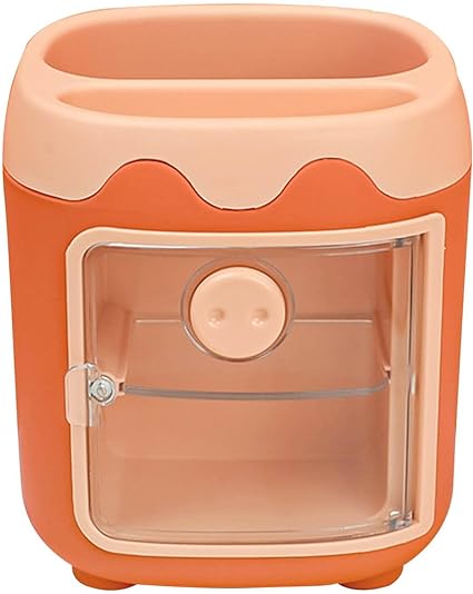 Cute Pen Holder Desk Makeup Brushes Organizer