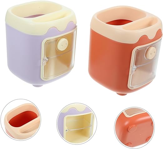 Cute Pen Holder Desk Makeup Brushes Organizer