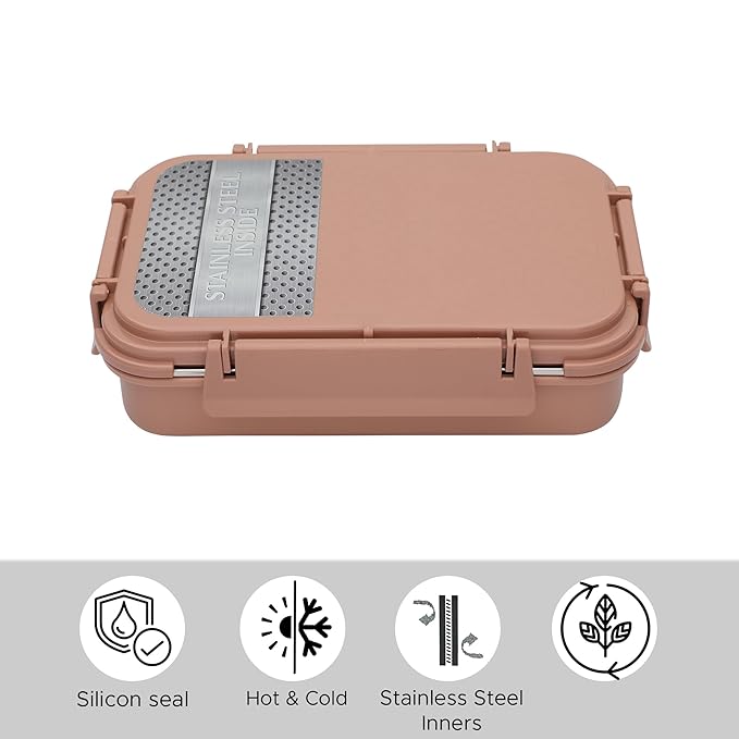 SteelAdam Insulated Two Cavity Lunch Box