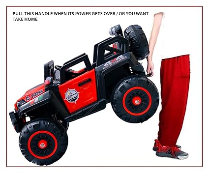 2188 Battery Ride On Jeep 4x4 Big Size Wheels for Kids