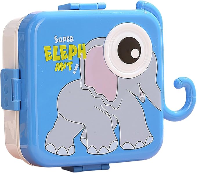 Elephant Cartoon Animal Character  Kids Lunch Box