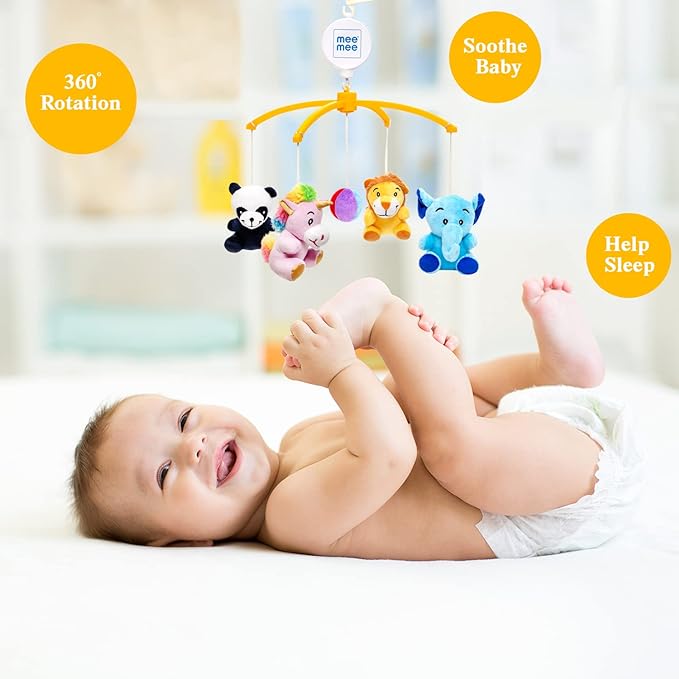 Mee Mee Musical Animal Cot Mobile