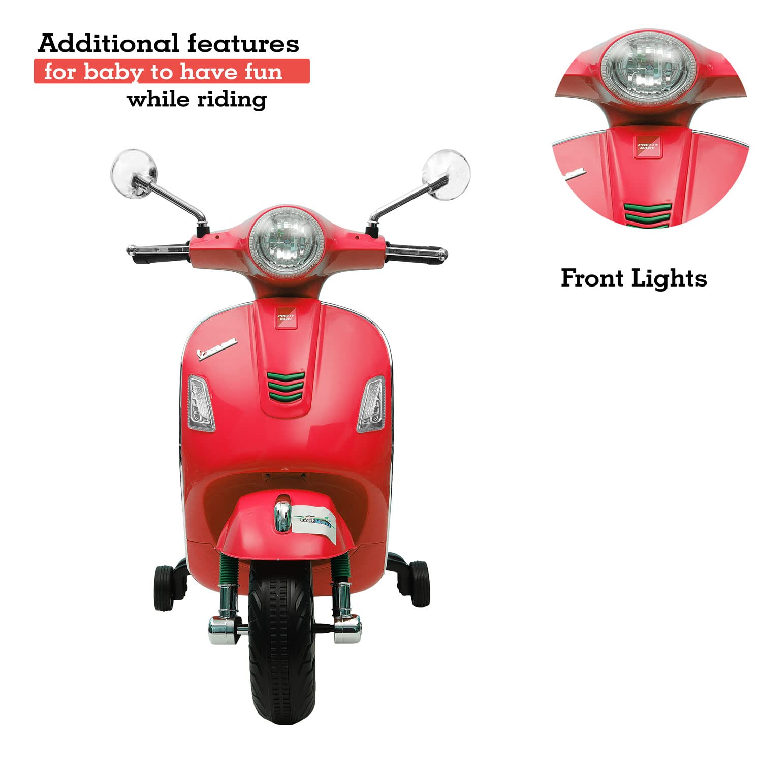 Vespa Battery Operated Ride on Bike ( CB - 321 )
