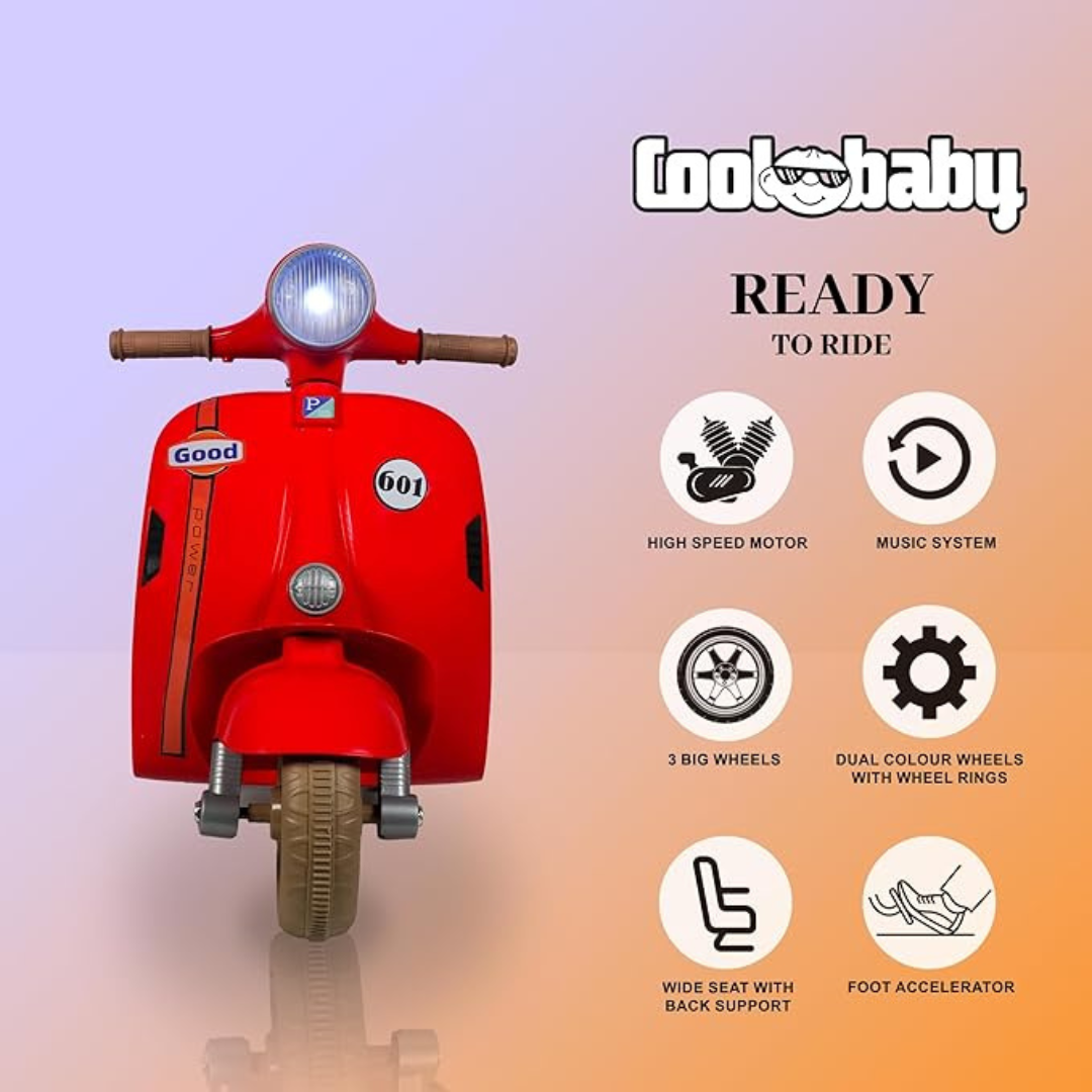 618 Kids Electric Scooter – 3-Wheel Design