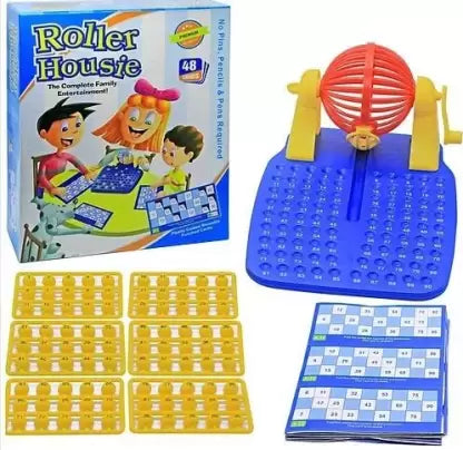 रोलर हाउजी 48 कार्ड बोर्ड गेम एक्सेसरीज़ बोर्ड गेम