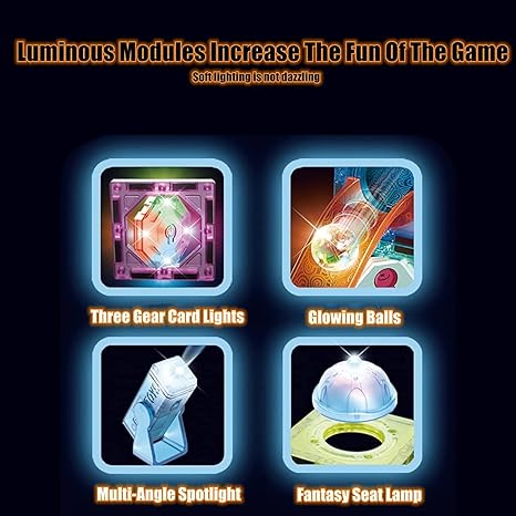 Light Magnetic Tiles- Building Blocks for Kids