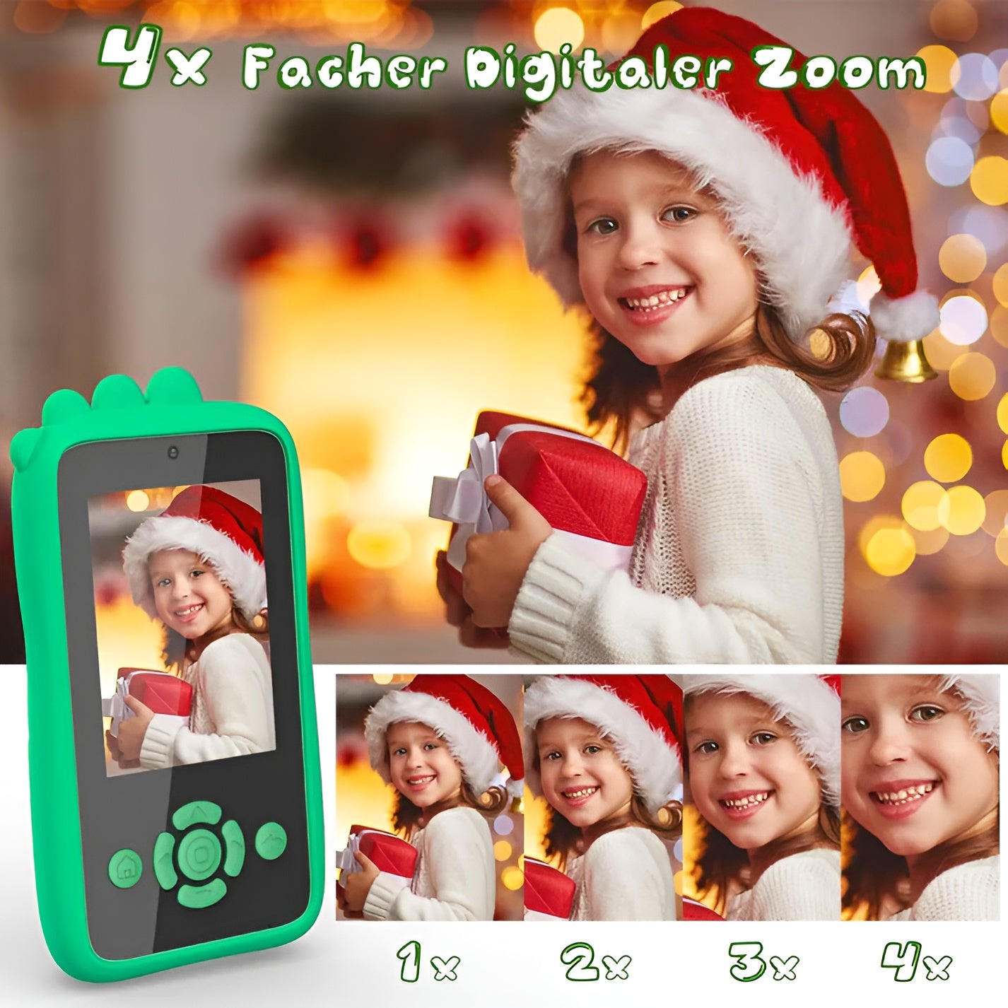 Kids Smartphone Toy with MP3 Music Player & Dual Camera