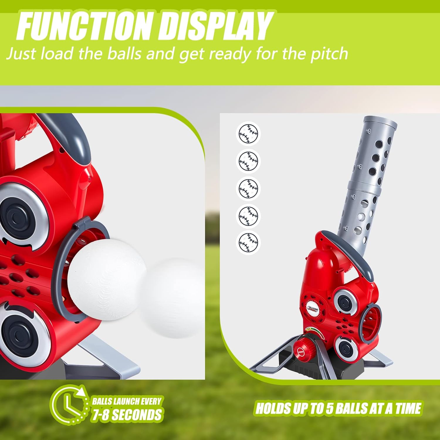 Kids Auto Baseball Pitching Machine