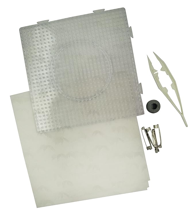 Toy Cloud Pixels Jungle Safari Fridge Magnets Plastic, Beads Badges Do-It-Yourself Kit