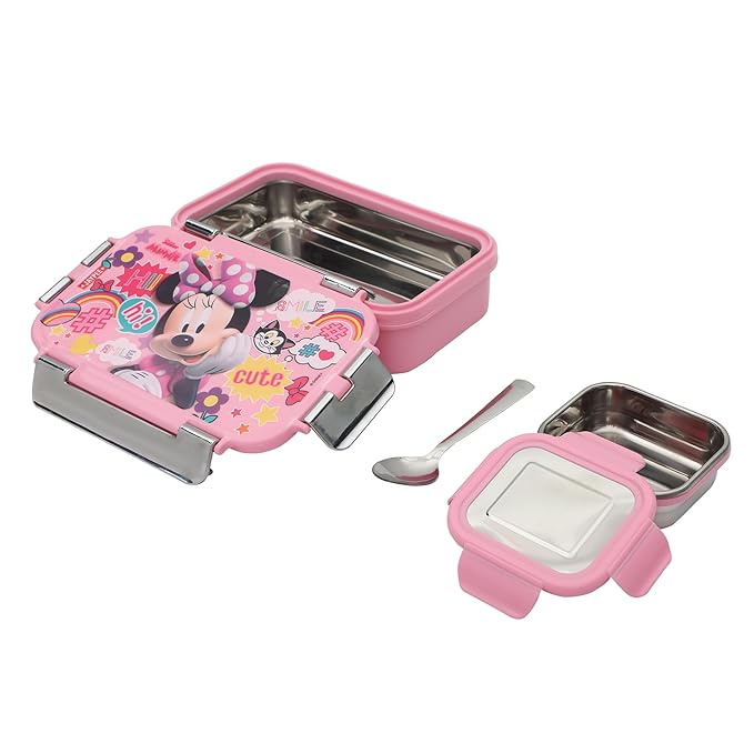 Stainless Steel Insulated Lunch Box Wowsteel Jr. Mickey Mouse Print  620 ML