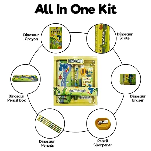 Cartoon Printed Stationary Gift Set for Boys and Girls