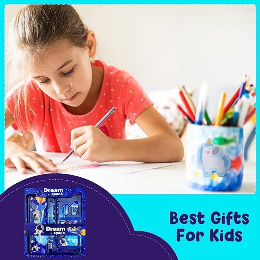 Cartoon Printed Stationary Gift Set for Boys and Girls