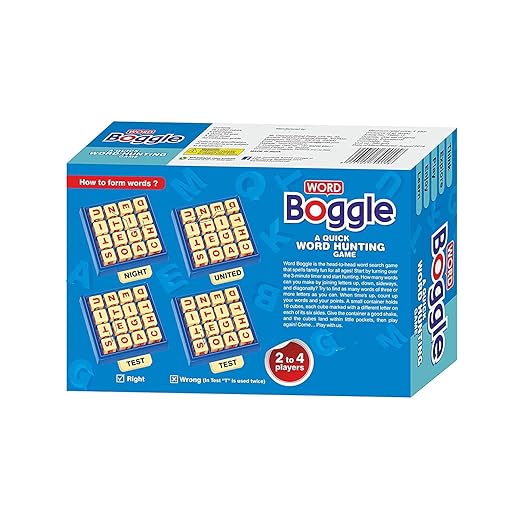 Word Boggle- A Quick Word Hunting Fun Game for Adults & Kids Age 6 Years & Above.