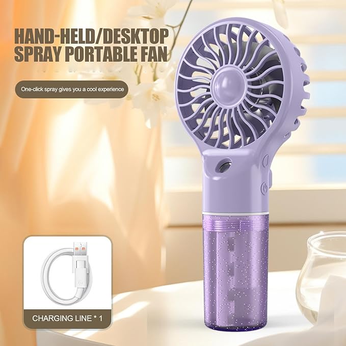 Portable Handheld Misting Fan