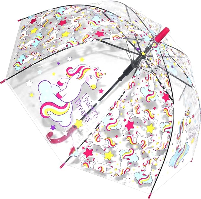Unicorn Dreams Unicorn Clear Umbrella