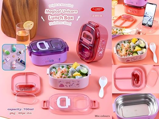 Unicorn Theme Lunch Box