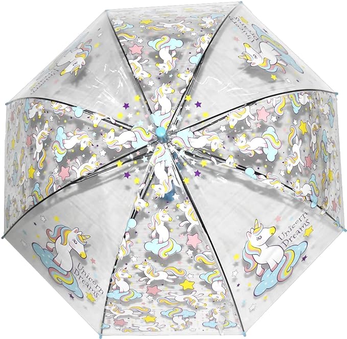 Unicorn Dreams Unicorn Clear Umbrella