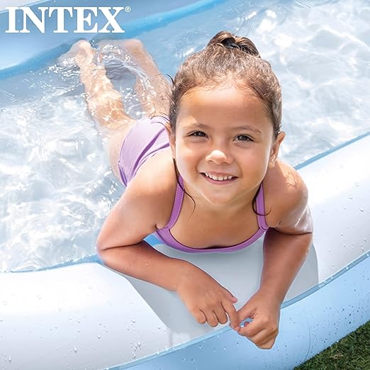 Intex Inflatable Rectangular Pool, Multi Color