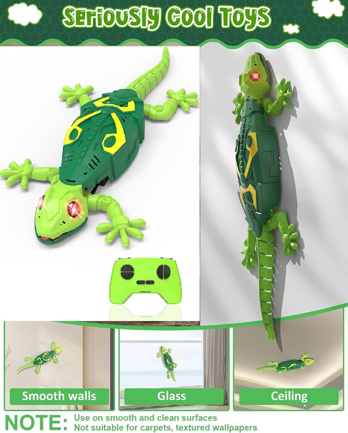 Remote Control Wall Climbing Lizard