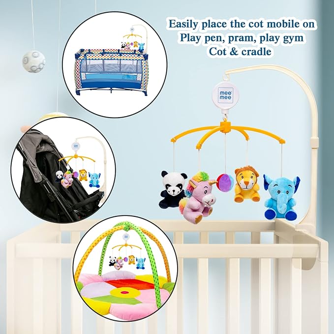 Mee Mee Musical Animal Cot Mobile