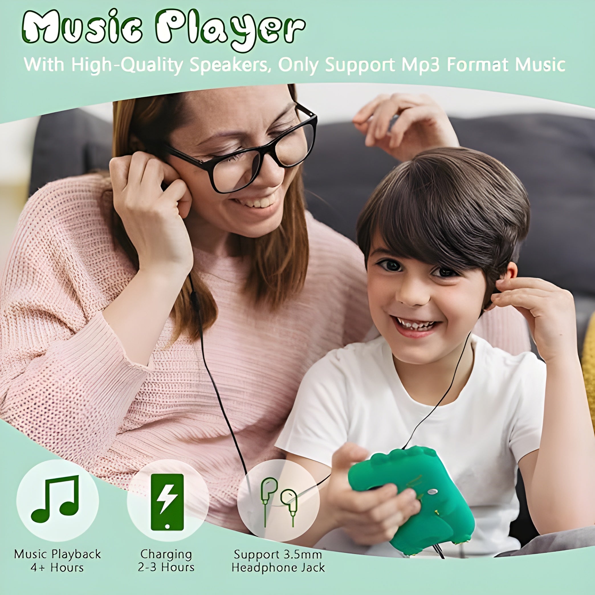 Kids Smartphone Toy with MP3 Music Player & Dual Camera