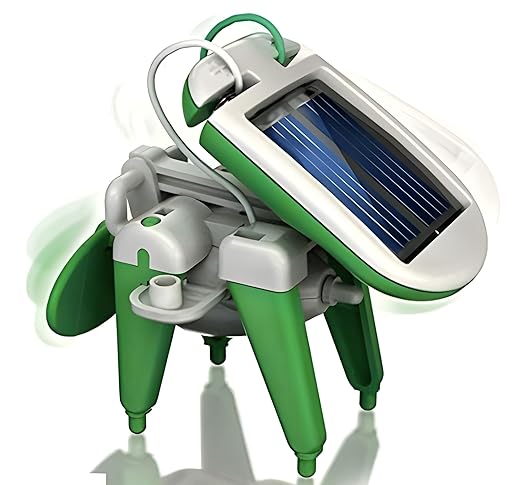 Fun Express 6-in-1 Solar Educational Robot Kit Toys
