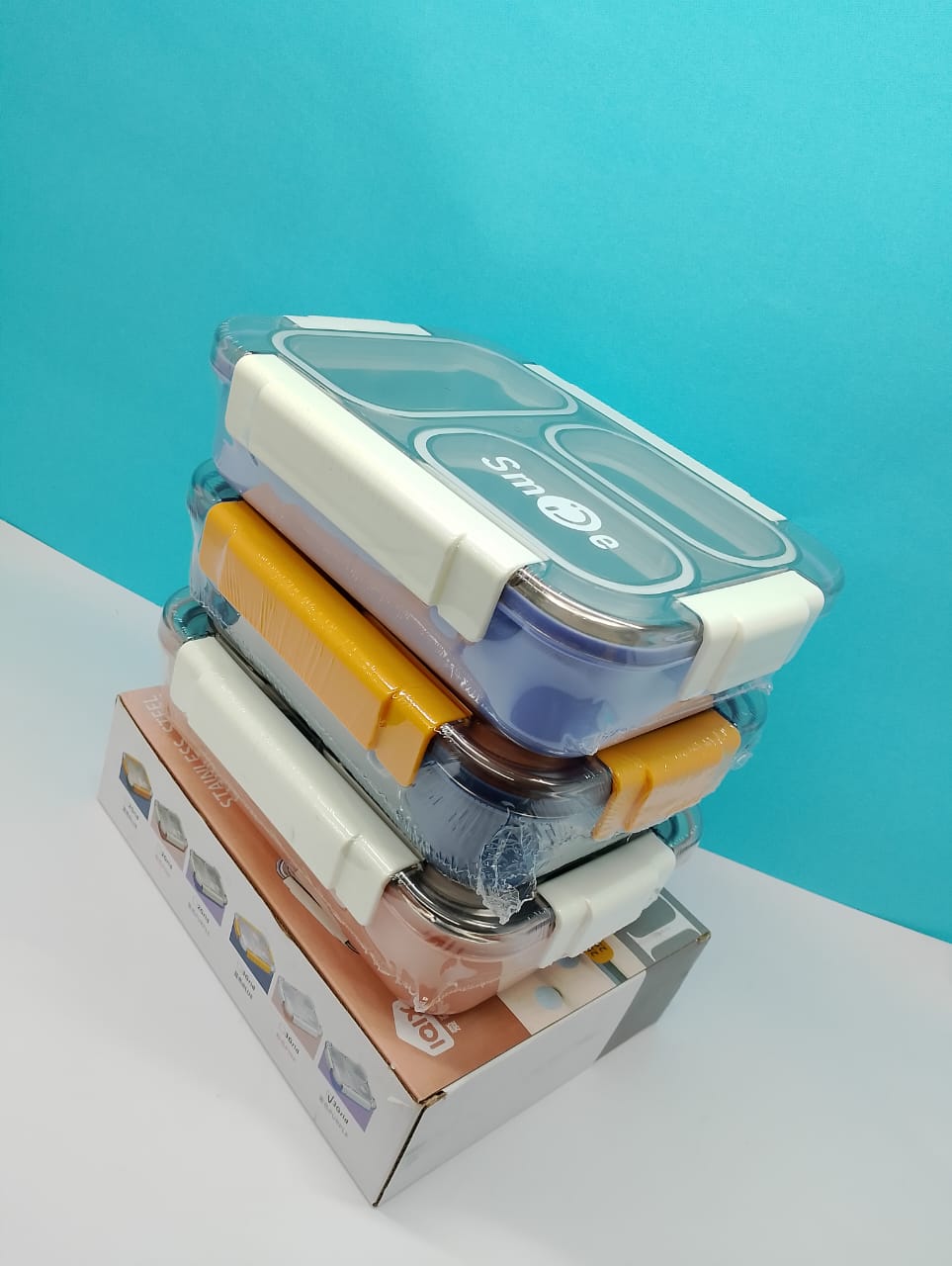 Fresh Food Transparent Stainless Steel Lunch Box