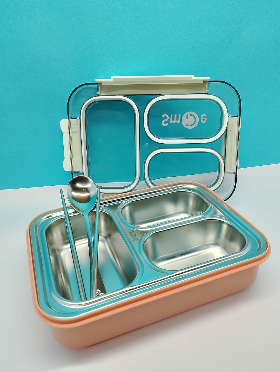 Fresh Food Transparent Stainless Steel Lunch Box