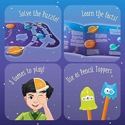 Mapology Solar System Puzzle - Learning Aid and Educational Toy - for Children Ages 4 And Over