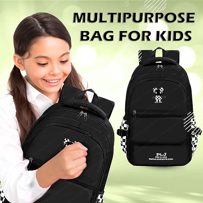 Casual Multipurpose Backpack - Large Capacity Bag for Boys Girls Kids, School and College Bags for students, Travel Bag, Picnic Bag (46 X 32 X 16 CM)